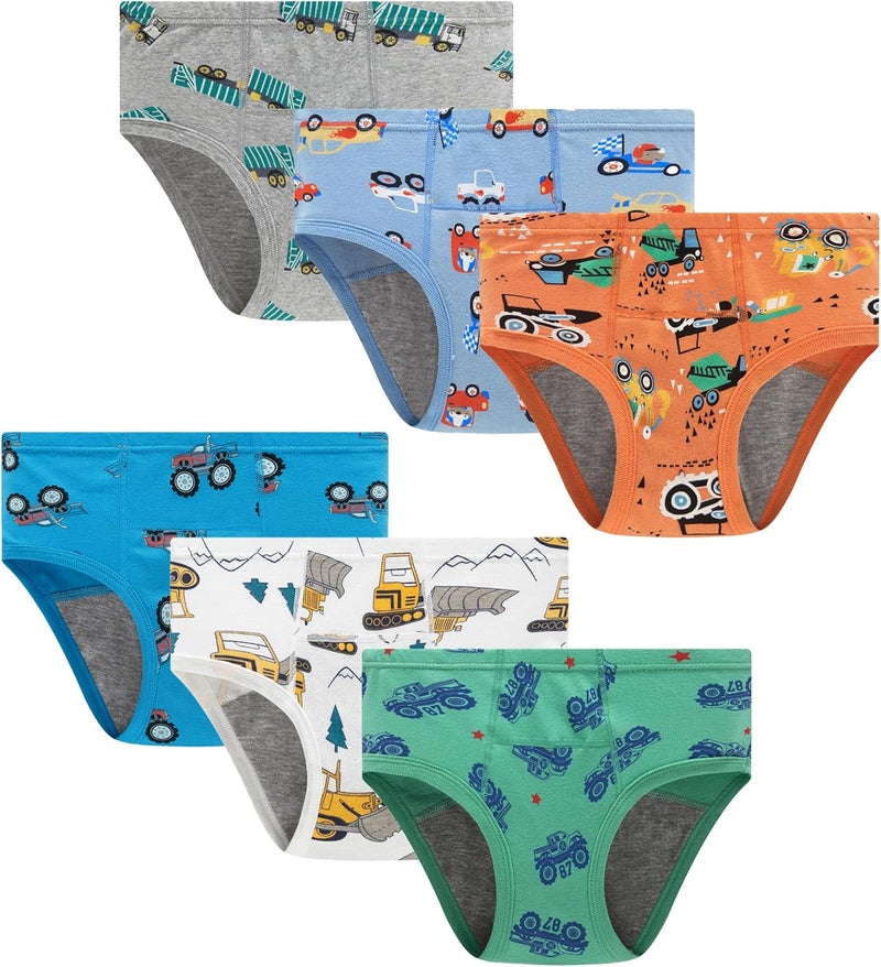 Boboking Boys Training Toddler Underwear Truck Potty Briefs For Boys - Image 1